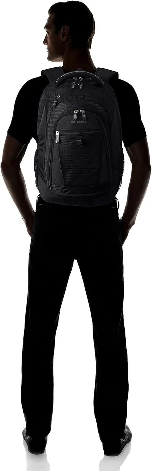 Samsonite Tectonic 2 Medium Backpack, Black, 16.9 x 12.2 x 8.2-Inch