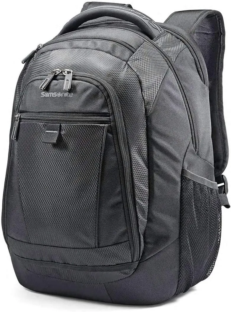Samsonite Tectonic 2 Medium Backpack, Black, 16.9 x 12.2 x 8.2-Inch