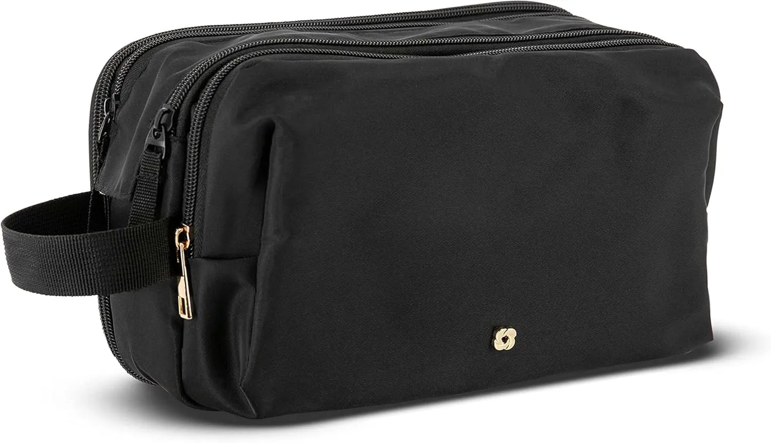 Samsonite Top Zip Deluxe Travel Kit, One Size, BLACK