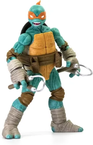 San Diego Previews Exclusive 2023 Teenage Mutant Ninja Turtles: Michelangelo (Battle Ready Ver.) BST AXN 5-Inch Action Figure
