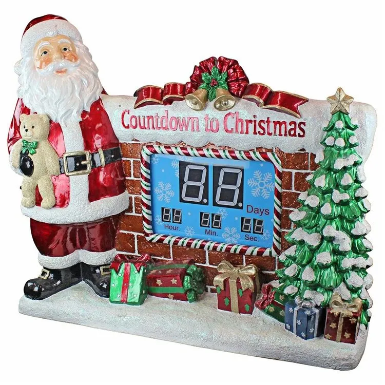 Santa's Countdown to Christmas Digital Sculpture