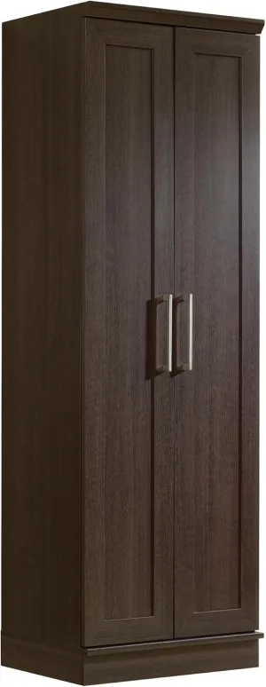 Sauder HomePlus Kitchen Pantry Storage Cabinet with Adjustable Shelves, Laundry Bathroom, L: 23.31" x W: 17.01" x H: 71.18", Dakota Oak