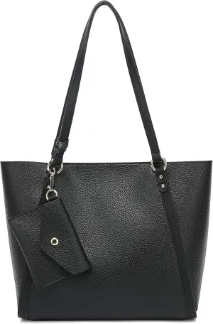 Scarleton Women's Faux Leather Purses and Handbags, Shoulder Bag, Top Handle Satchel, Hobo Bag with Pouch, H1035