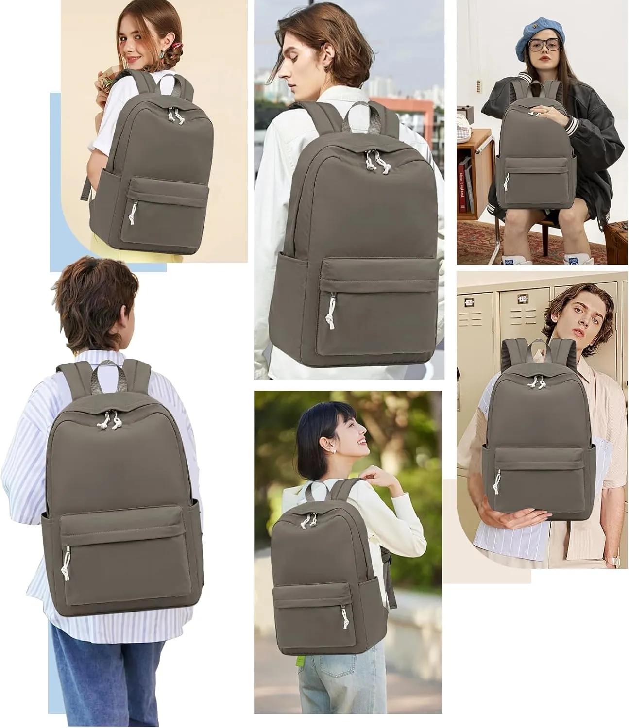 School Backpack for Teen Girls Women Laptop Backpack College Bookbags Middle School Travel Work Commuter Back Pack