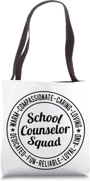 School Counselor Squad - Back to school team Tote Bag
