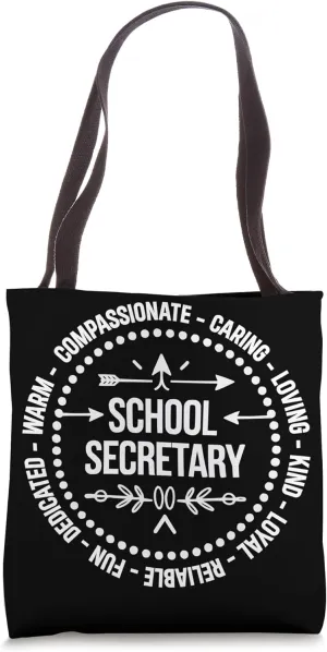 School Secretary Back To School Assistant Job Profession Tote Bag