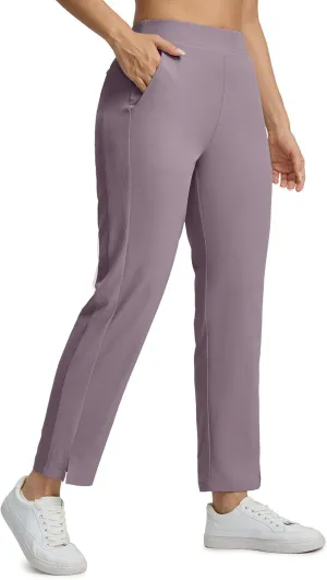 Seamaid Women's Golf Pants with Deep Pockets Travel Pants for Athletic Stretch UPF 50 