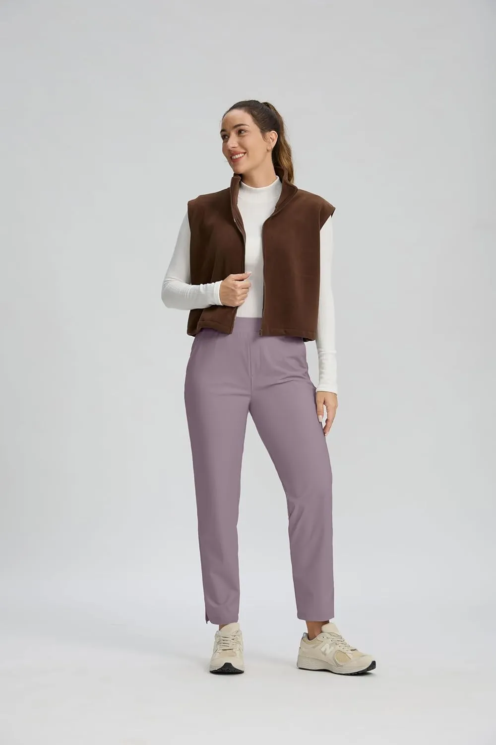 Seamaid Women's Golf Pants with Deep Pockets Travel Pants for Athletic Stretch UPF 50 