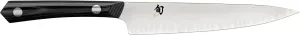 Shun Narukami 6" Utility Knife, Handcrafted Japanese Kitchen Knife, Blue II Carbon Steel Core & San Mai Stainless Steel Cladding, Micarta Handle, Precision & Sharpness for Professional and Home Chefs