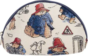 Signare Tapestry Cosmetic Bag Toiletry Makeup Bag for Women With Paddington Bear Design (COSM-PADD)