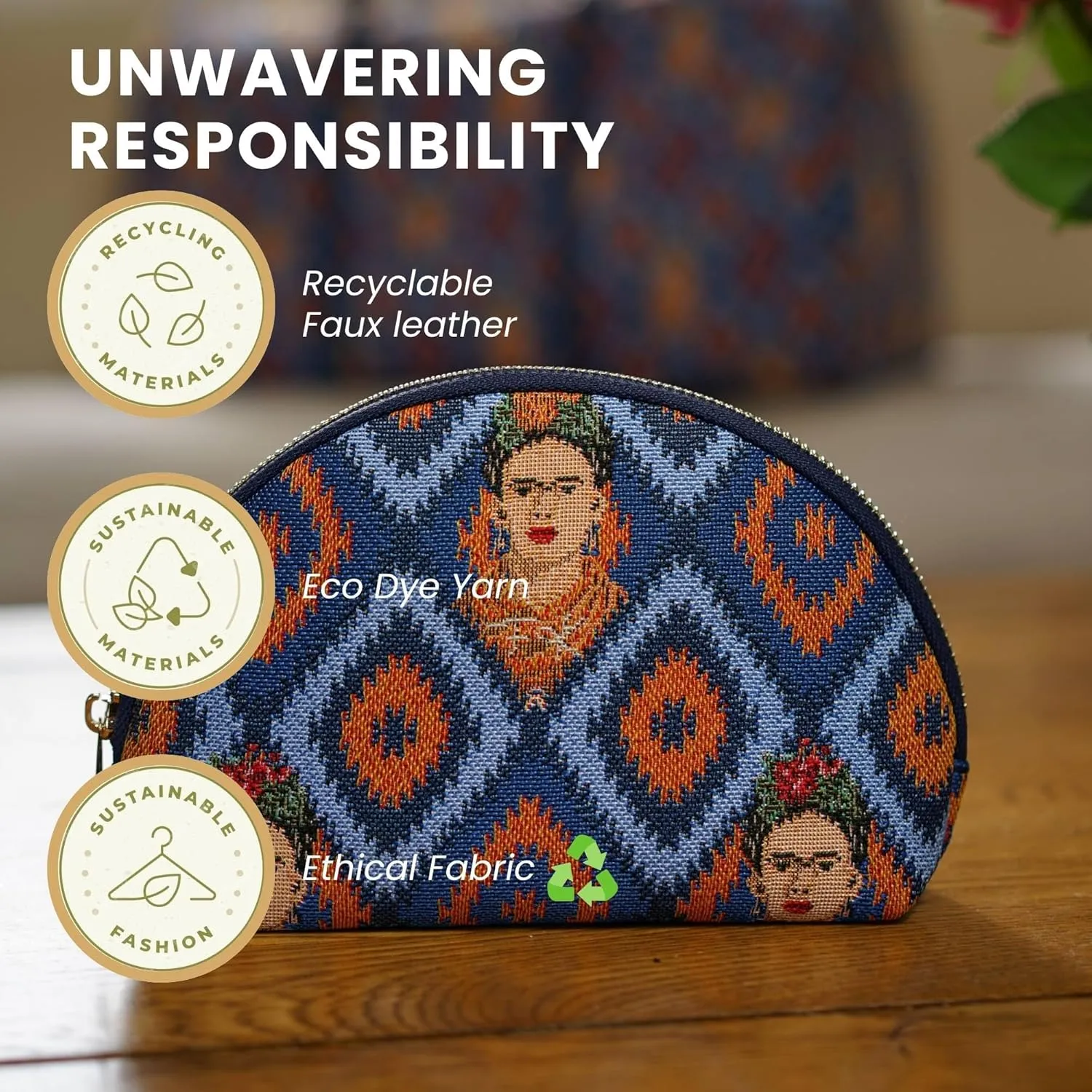 Signare Tapestry Cosmetic Bag Toiletry Makeup Bag for Women