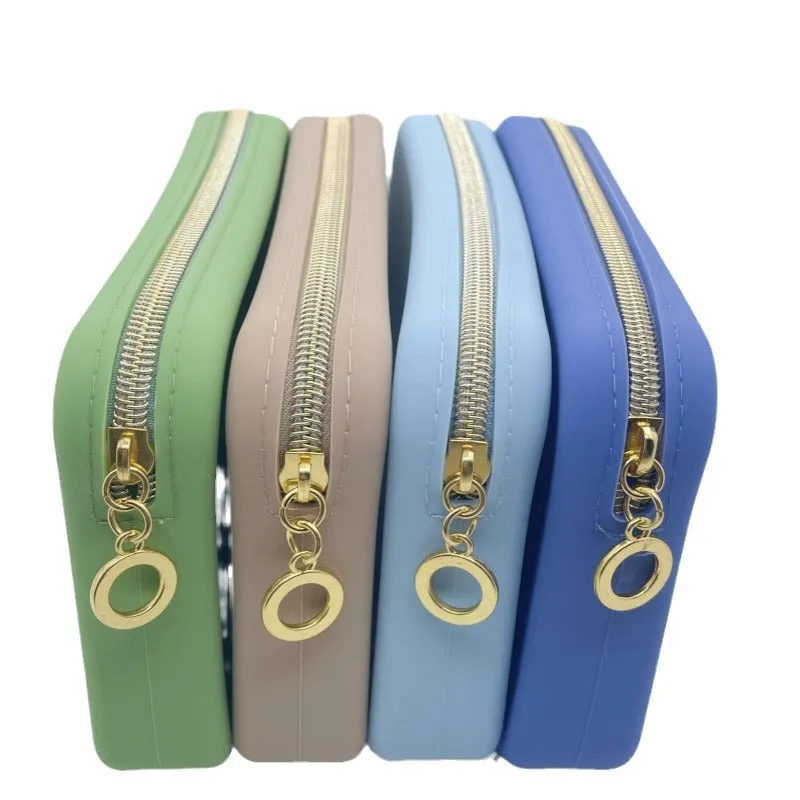 Silicone Makeup Storage Large Capacity Zipper Portable Bags
