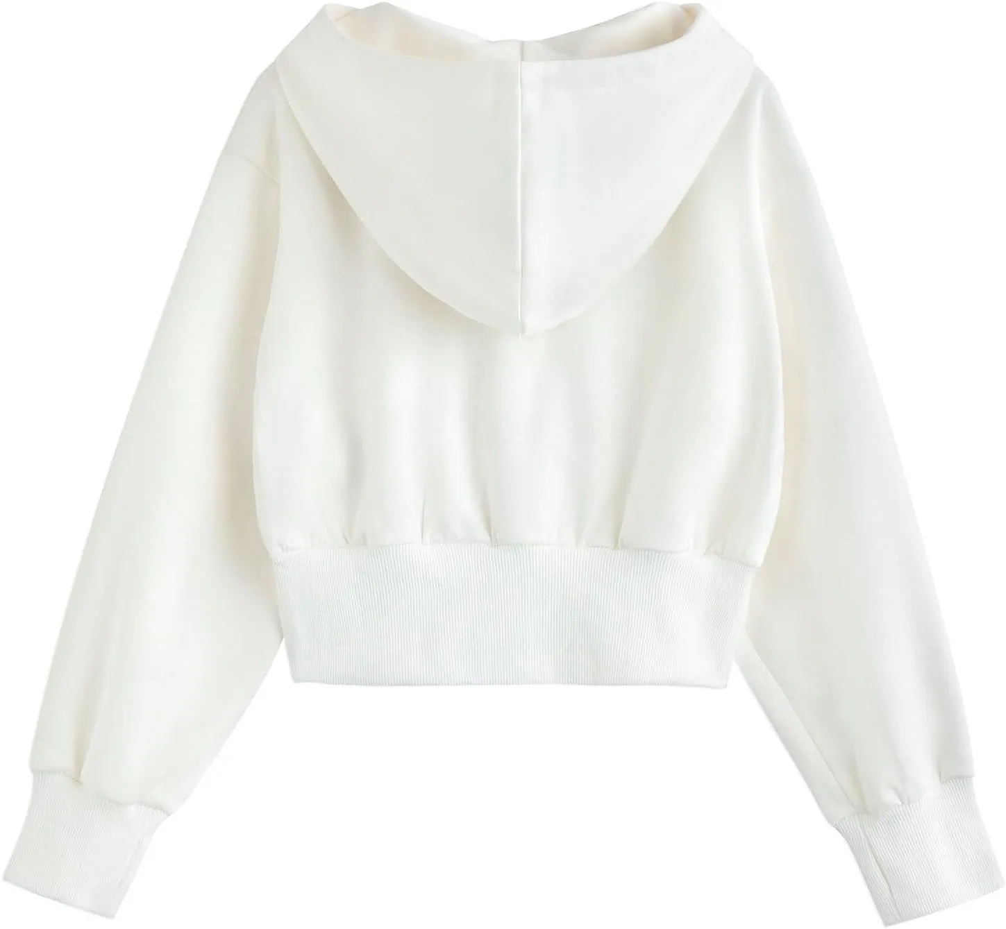 Simplee kids Cute Sweatshirts for Teen Girls Solid Pullover Half-Zip Hoodies 2024 Fall Tops 5-14T