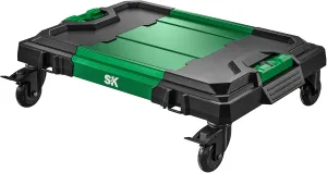 SK Utility Cart, Dolly Cart, Rolling Tool Cart, Patented Auto-Lock Mechanism, Holds up to 500 Lbs