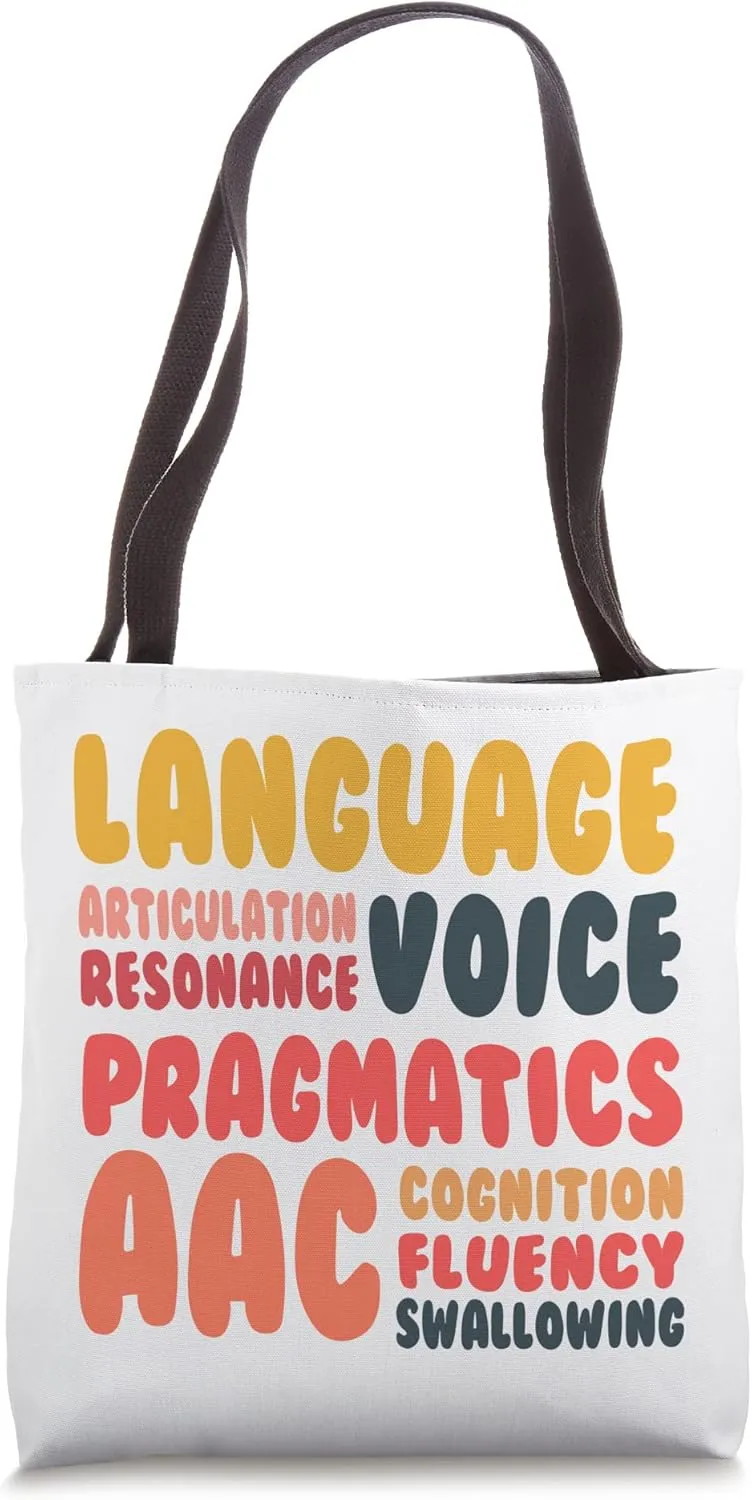 SLP Scope of Practice Speech Pathology Back to School SLPA Tote Bag
