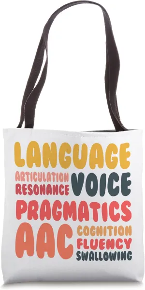 SLP Scope of Practice Speech Pathology Back to School SLPA Tote Bag