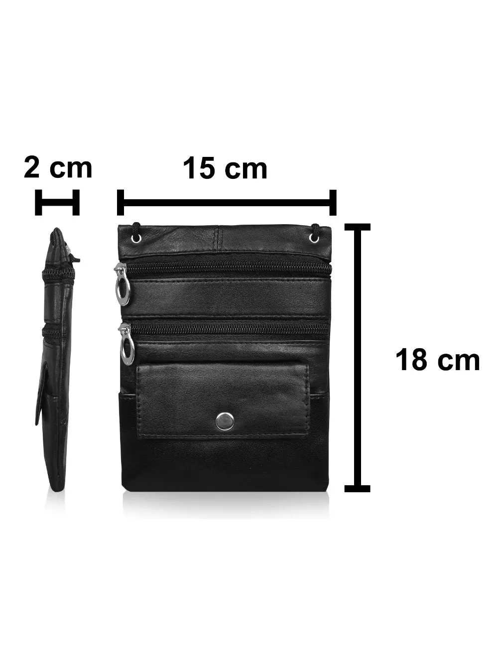 Small Neck Passport Pouch Pocket, Travel Festival Holiday RL130T