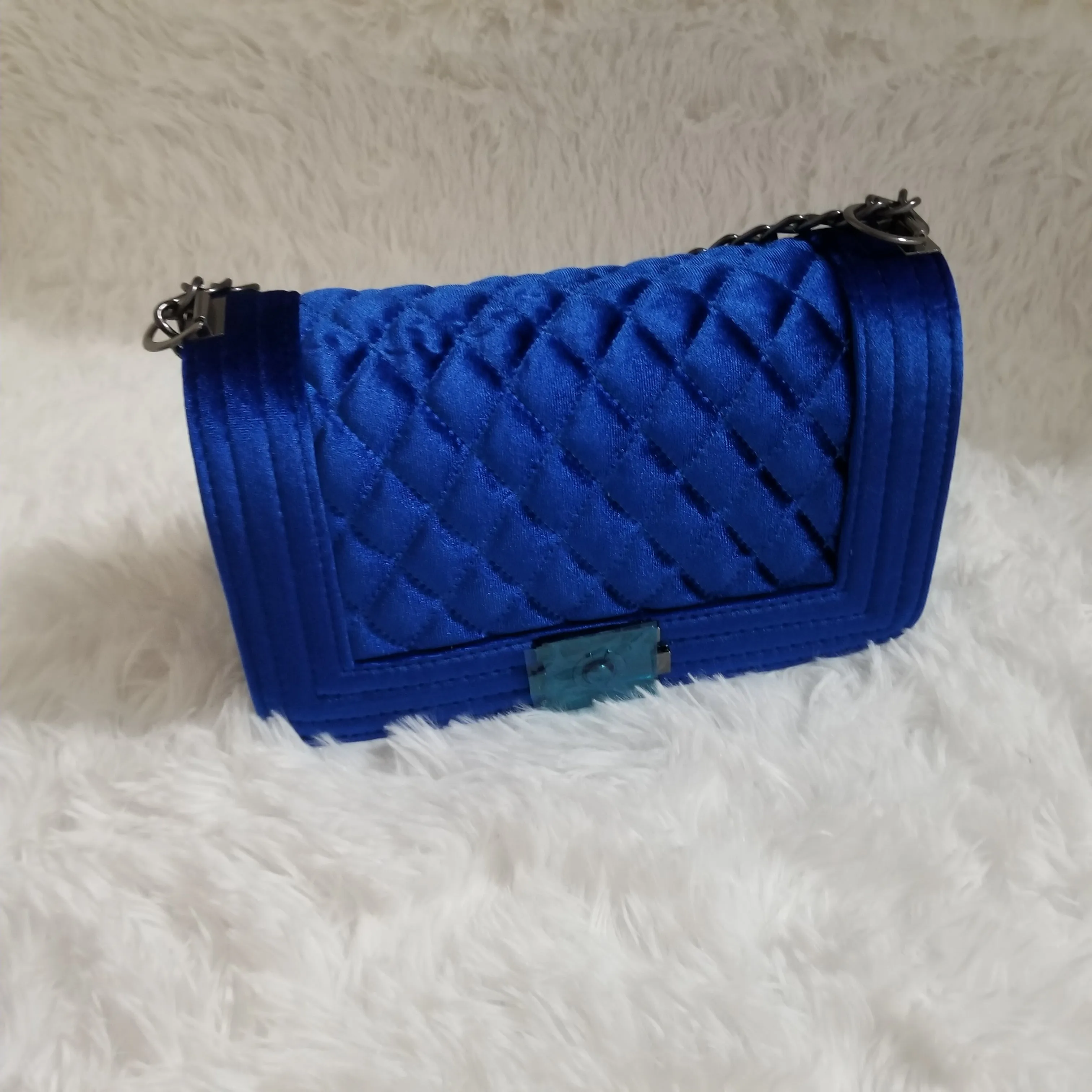 Solid Velvet Purse