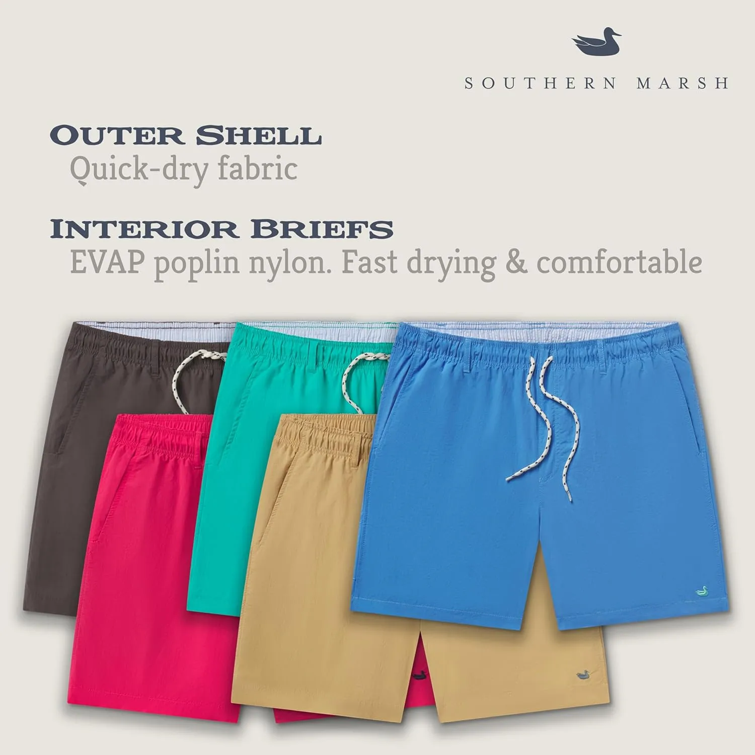 Southern Marsh Dockside Swim Trunk - Offshore