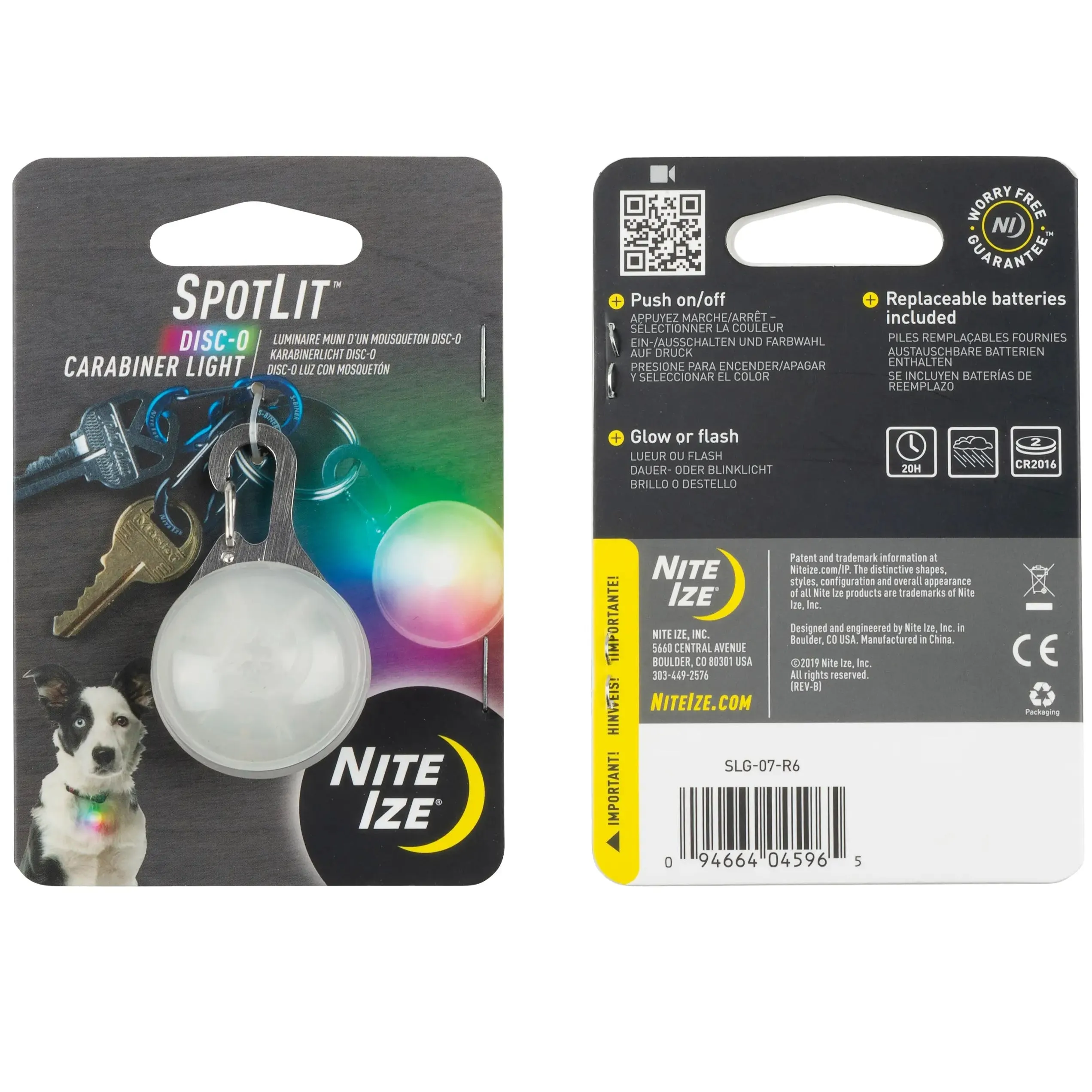 Spotlit LED Carabiner Light - Disc-O Select