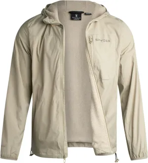 Spyder Mens Rain Jacket - Wind & Water Resistant Hooded Lightweight Rain Coats for Travel and Golf (Sizes: S-L)
