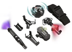 SpyX / Micro Gear Set - 4 Real Spy Toys Kit   Adjustable Belt for Spy Kids Role Play. Junior Secret Agent / Detective / Ninja Toy Gadgets Set for Boys & Girls