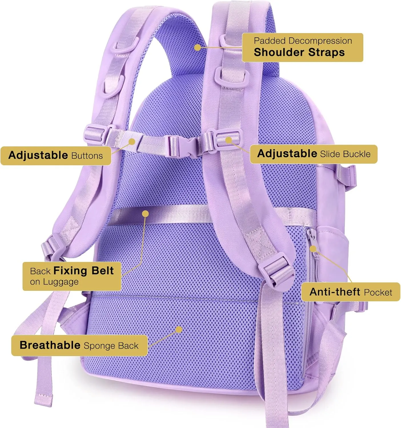 STEAMEDBUN Kawaii Backpack Cute Aesthetic Backpack for Girls,Ita Backpack with Inserts for School (without pins)