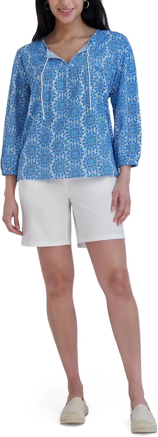 Stella Parker Women's Fashion T-Shirt Casual 3/4 Sleeve Top