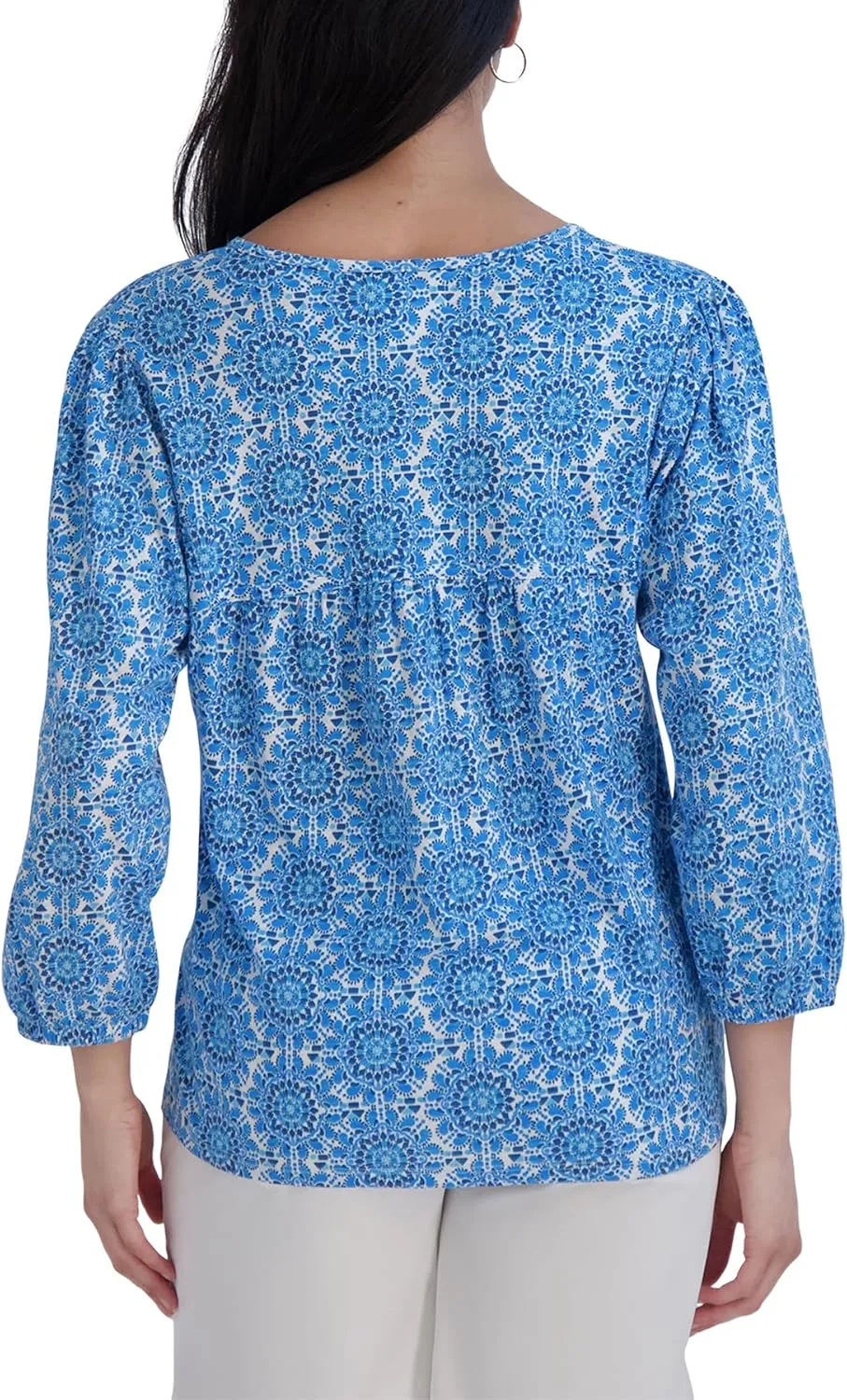Stella Parker Women's Fashion T-Shirt Casual 3/4 Sleeve Top
