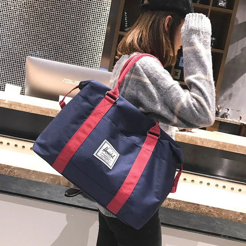 Stylish Canvas Large Capacity Short Distance Travel Bags