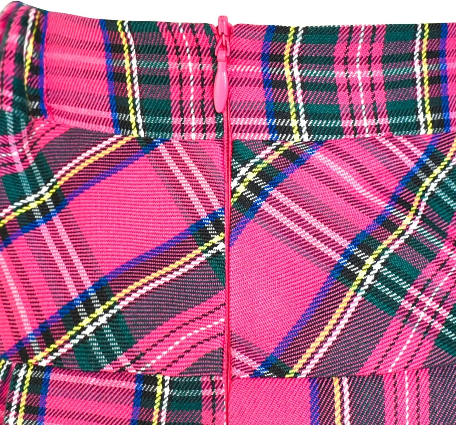 Sunny Fashion Girls Skirt Back School Uniform Red Tartan Skirt Size 4-14