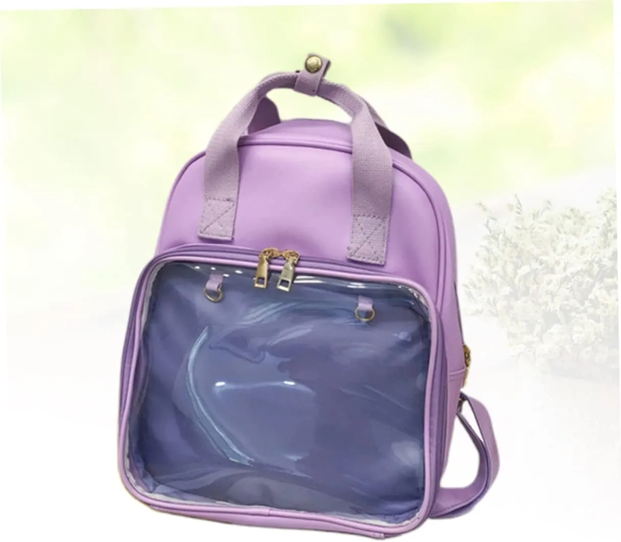 Super Spacious Pvc School Bag Candy Backpack for Ages Comfort Straps and Multiple Storage Pockets