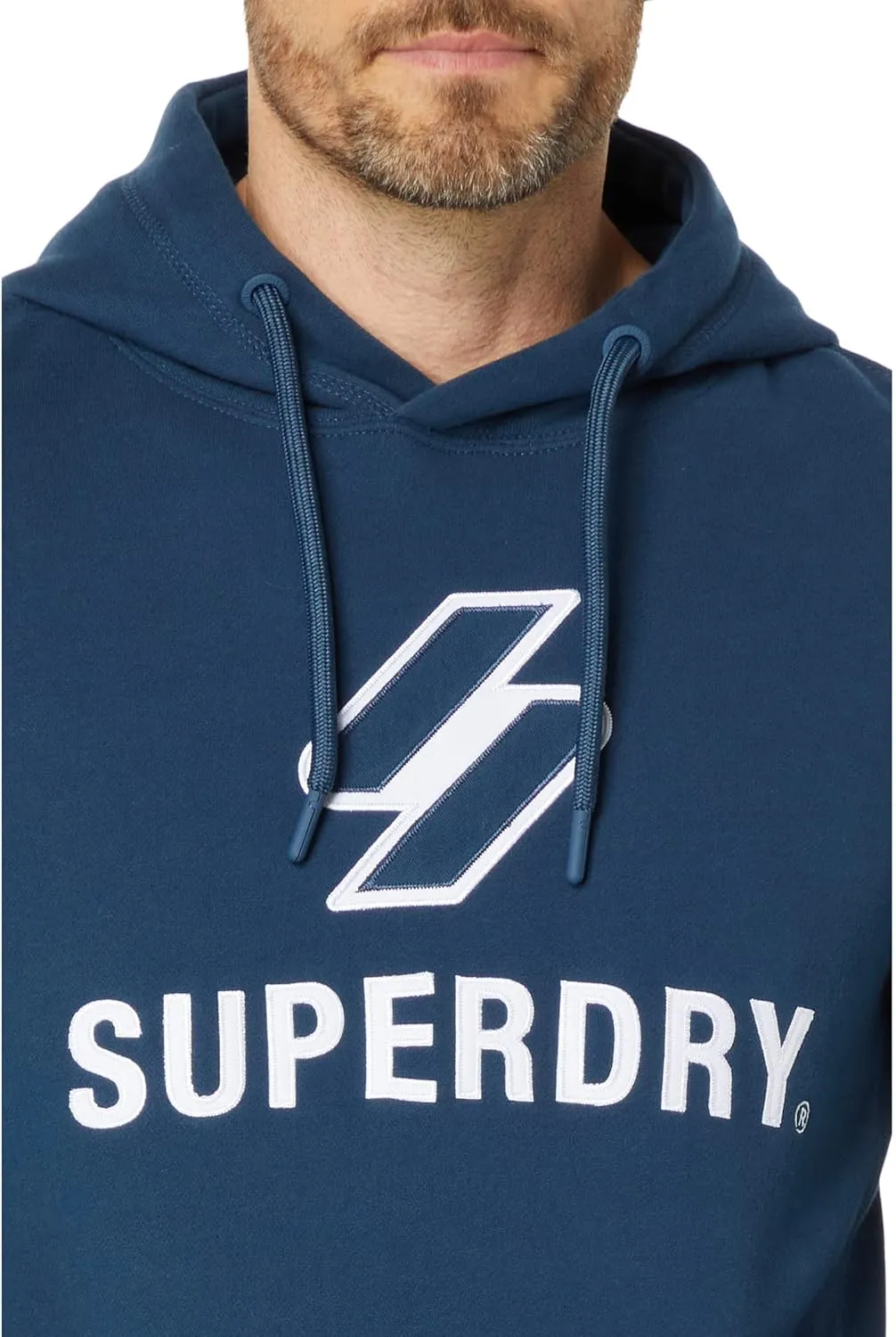 Superdry Code SL Stacked Applique Hoodie