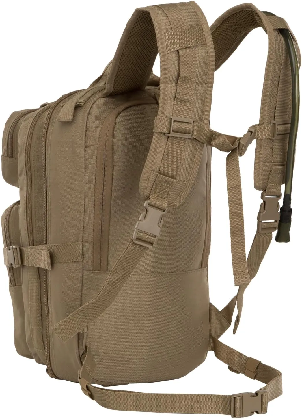 Surge Tactical Hydration Pack Military Backpack with MOLLE System | Survival Bug Out Bag | 22L Storage Capacity   3L Reservoir