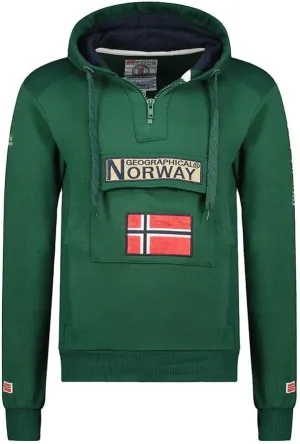 Sweatshirt Gymclass Hoodie Man Cotton Blend Dark Green M