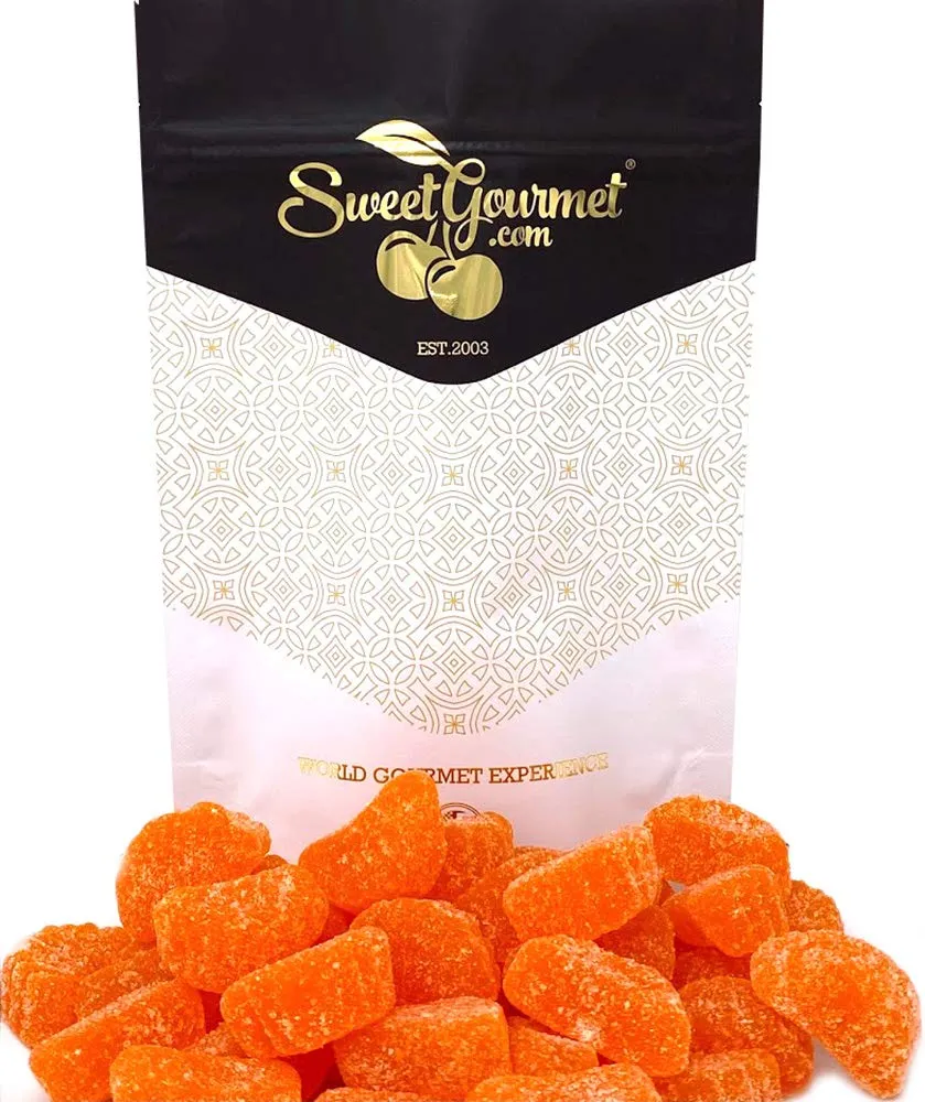 SweetGourmet Orange Fruit Slices | Bulk Jelly Candy | 2.5 Pounds