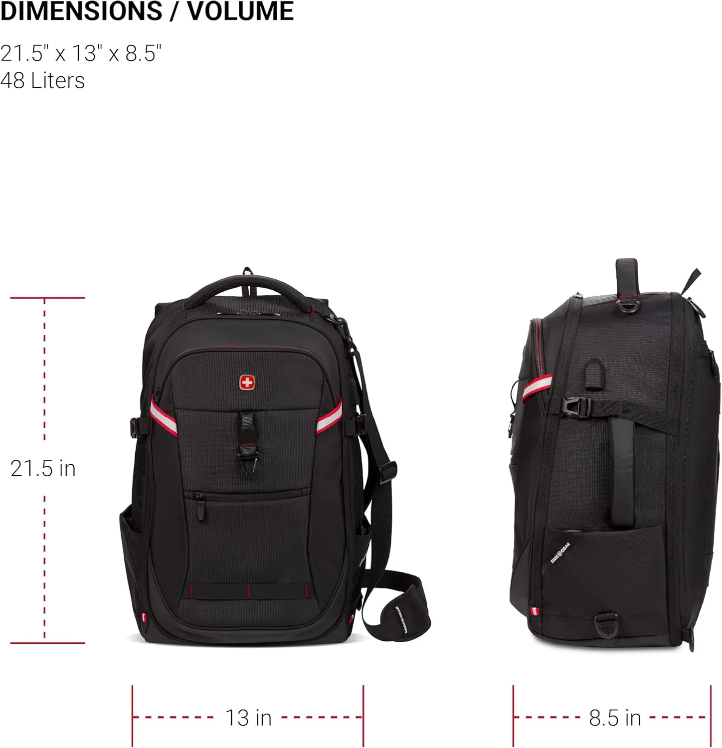 SwissGear Hybrid Travel Laptop Backpack