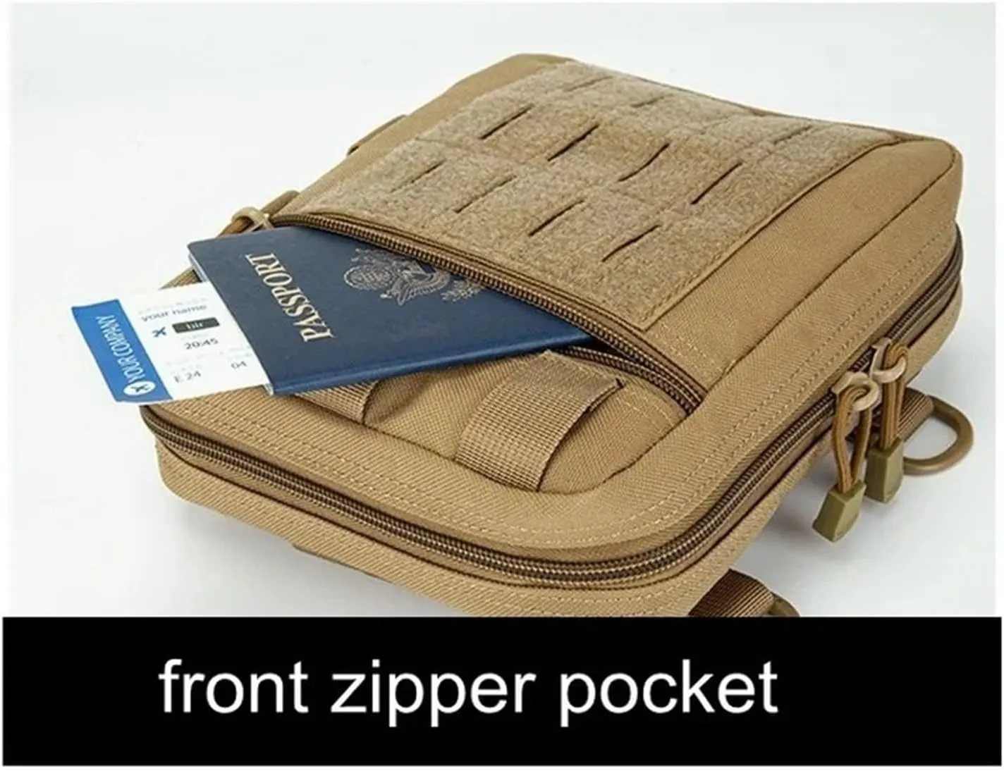 Tactical Molle EDC Pouch First Aid Kit Pouch Emergency EMT Utility Tool Pouch Hunting Bag for Backpack