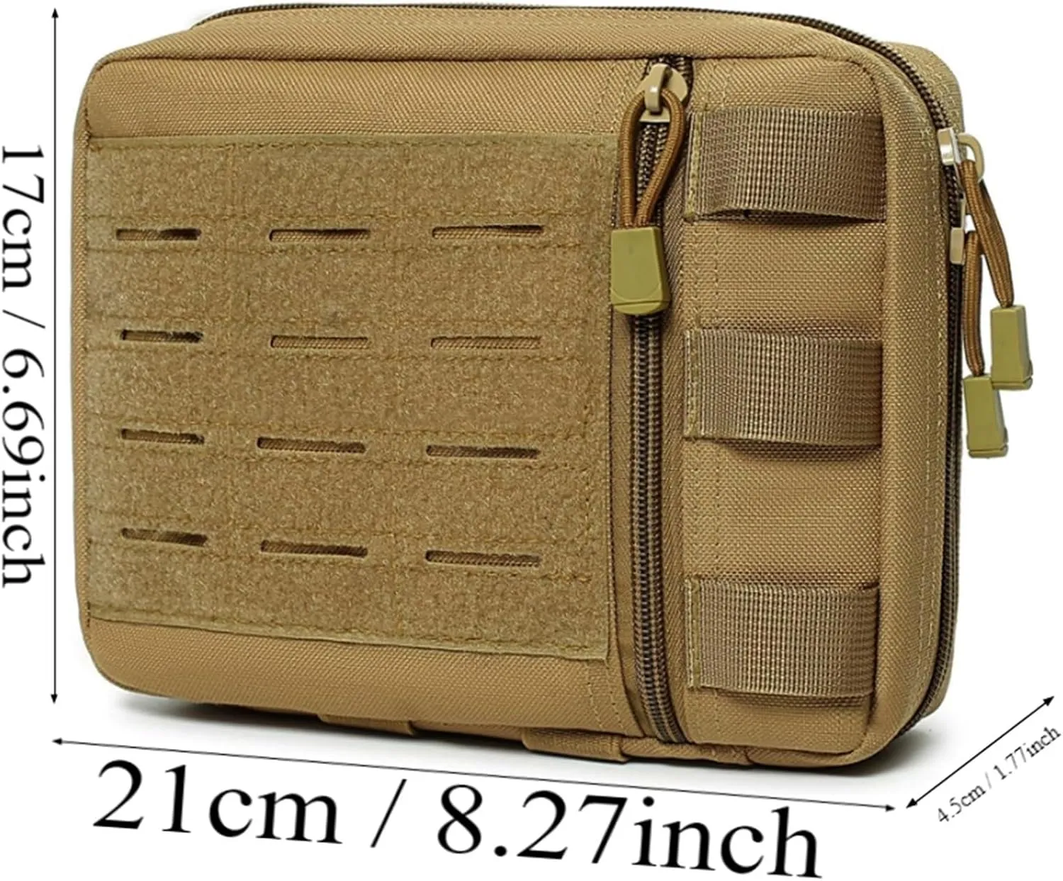 Tactical Molle EDC Pouch First Aid Kit Pouch Emergency EMT Utility Tool Pouch Hunting Bag for Backpack