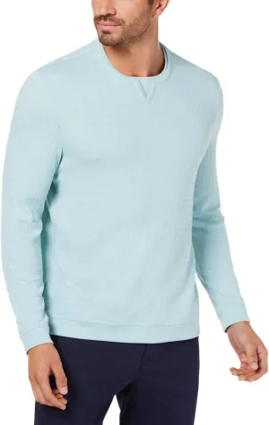 Tasso Elba Mens Big & Tall Jacquard Long Sleeves Casual Shirt Green XXL