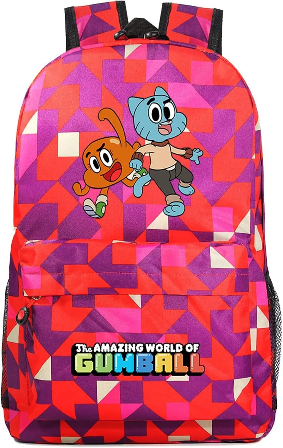 The Amazing World of Gumball Graphic Bookbag Waterproof Knapsack-Casual Travel Backpack High Capacity Daypack