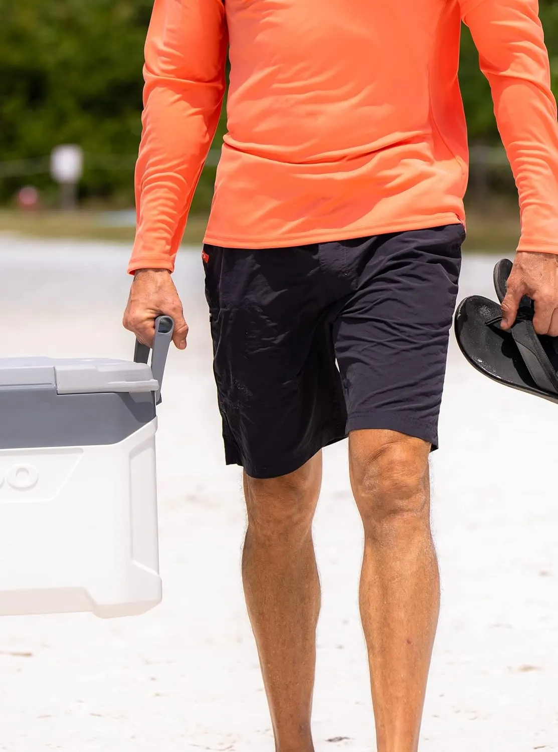 The American Outdoorsman Mens Hiking Shorts with Built-in Belt Ideal for All Outdoor Activity
