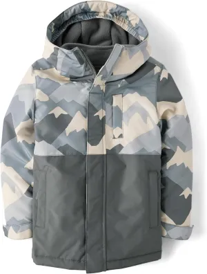The Children's Place Boys Heavy 3 in 1 Winter Jacket, Wind-resistant Water-resistant Shell, Fleece Inner
