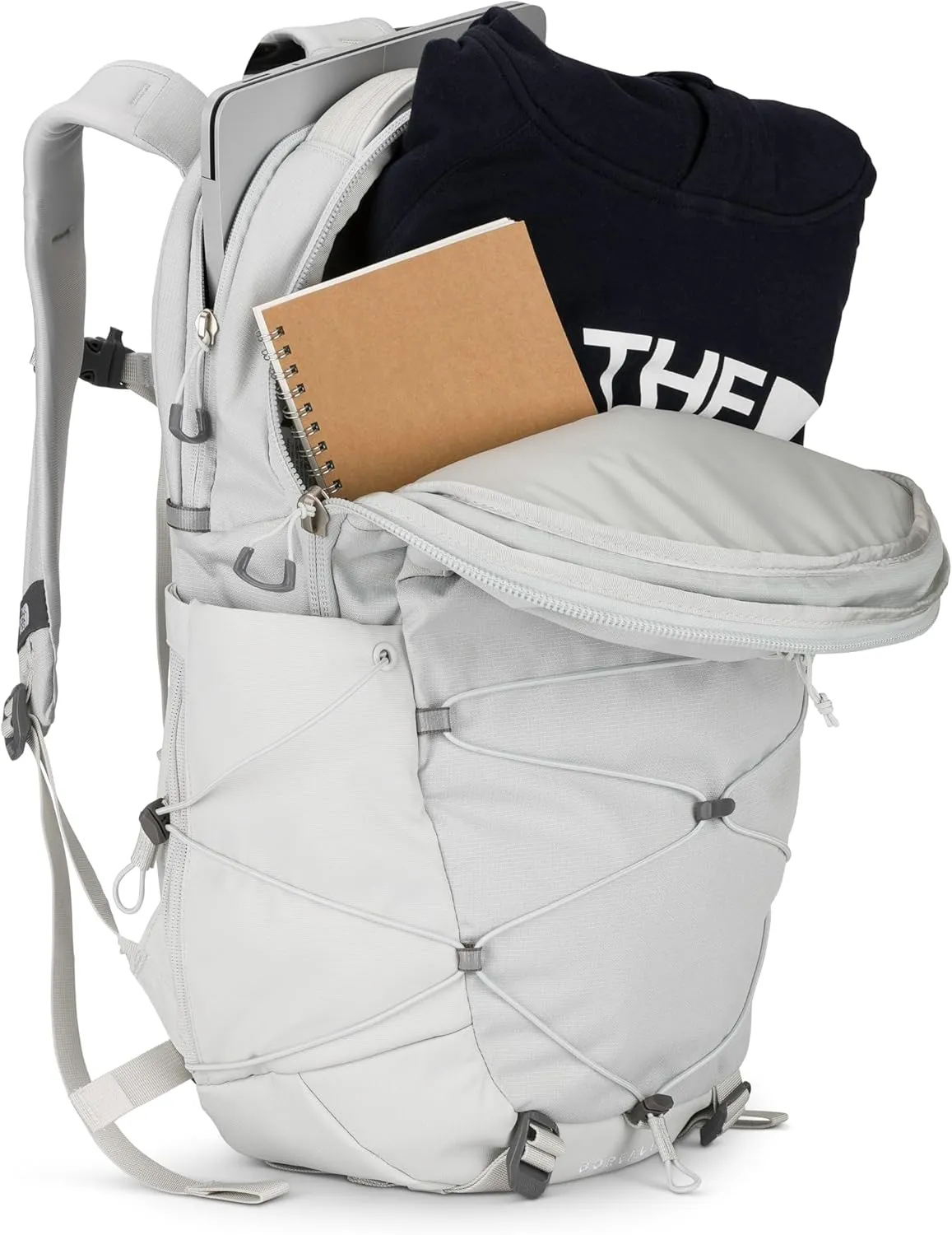 THE NORTH FACE Women's Borealis Commuter Laptop Backpack, Tin Grey Dark Heather/T, One Size