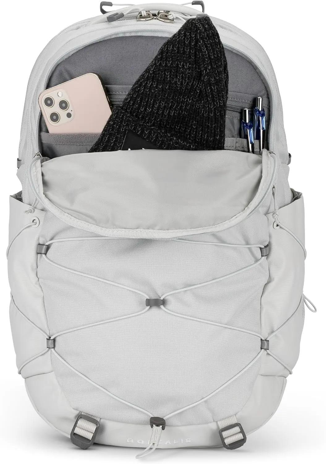 THE NORTH FACE Women's Borealis Commuter Laptop Backpack, Tin Grey Dark Heather/T, One Size