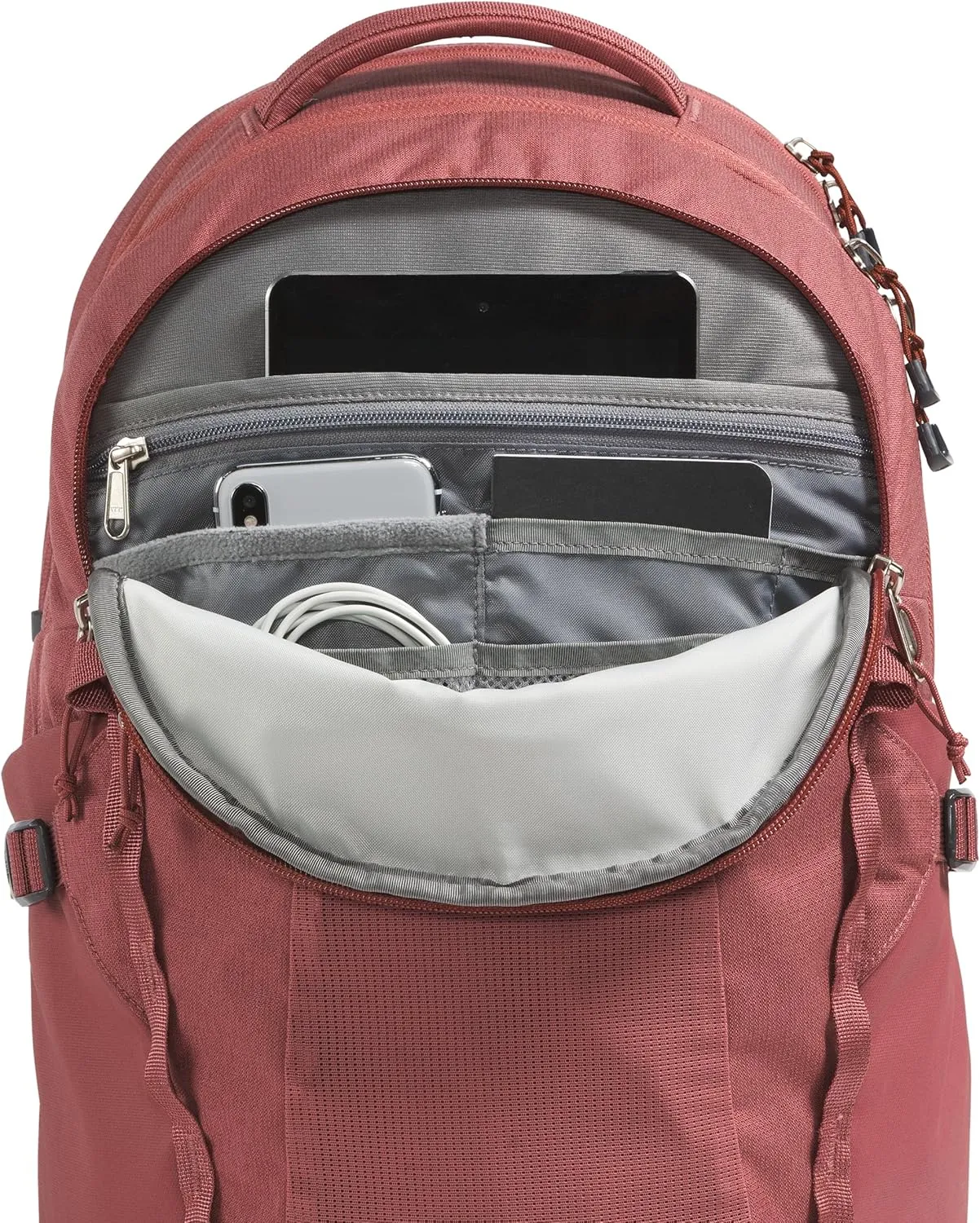THE NORTH FACE Women's Recon Everyday Laptop Backpack - PFAS Free, Canyon Dust Dark Heather, One Size