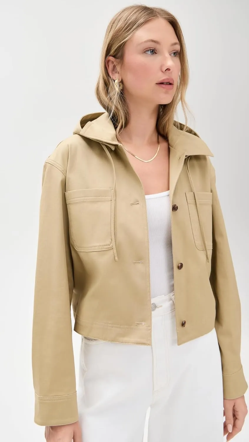 Theory Women's Hood Crop Jacket