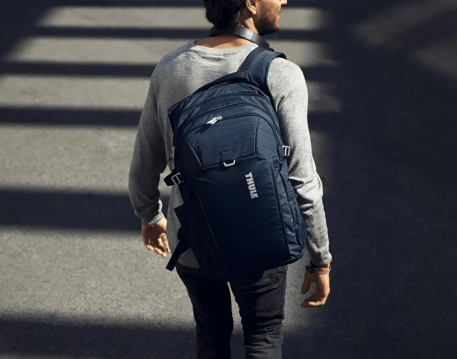 Thule Construct Backpack - School, Work & Travel - Padded Laptop Sleeve - Internal Organizational Quick Access Front Pocket