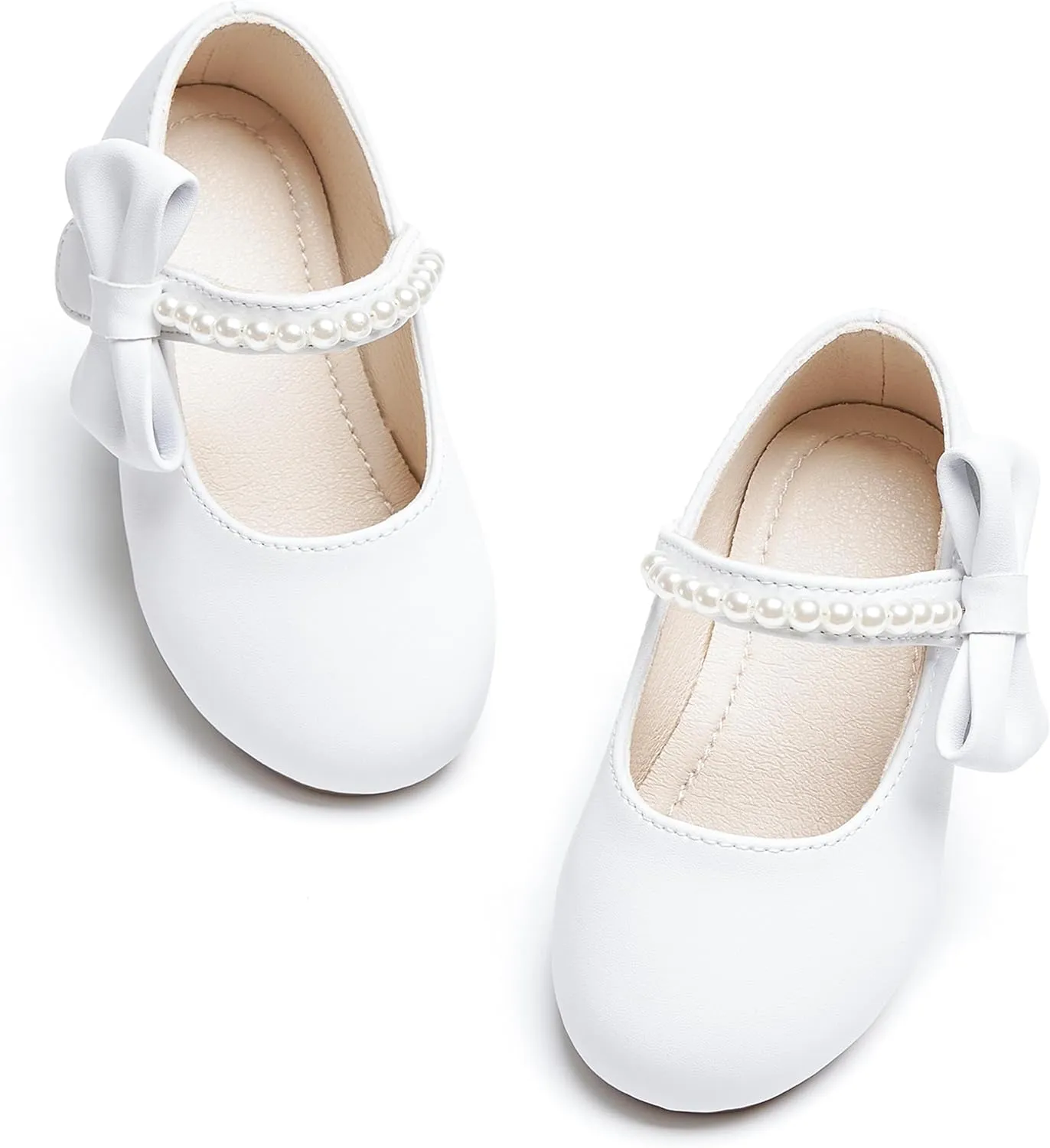 Toddler Flower Girl Dress Shoes - Little Girl Mary Janes for Wedding Party