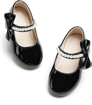 Toddler Flower Girl Dress Shoes - Little Girl Mary Janes for Wedding Party